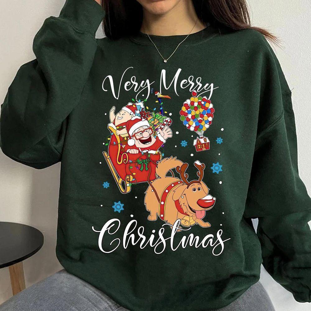 Pixar Up Very Merry Christmas Group Disney Vuitino Merch